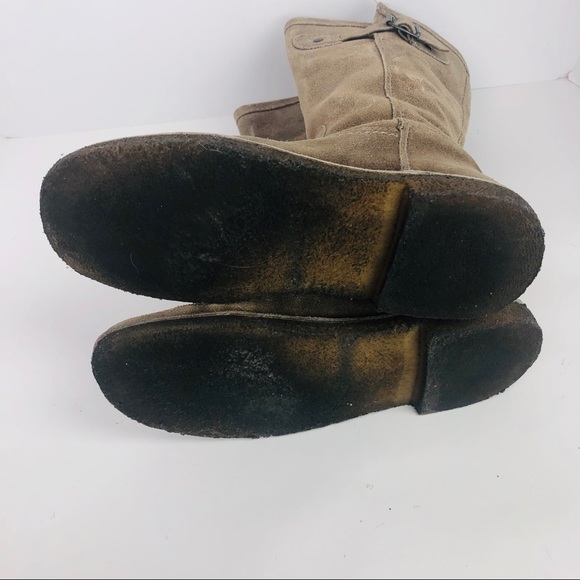 Clark’s originals suede tall boots tan size 8 - Picture 7 of 8